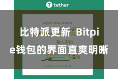 比特派更新  Bitpie钱包的界面直爽明晰
