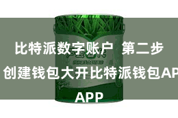 比特派数字账户  第二步：创建钱包大开比特派钱包APP
