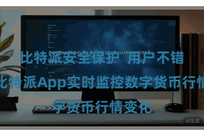 比特派安全保护  用户不错通过比特派App实时监控数字货币行情变化